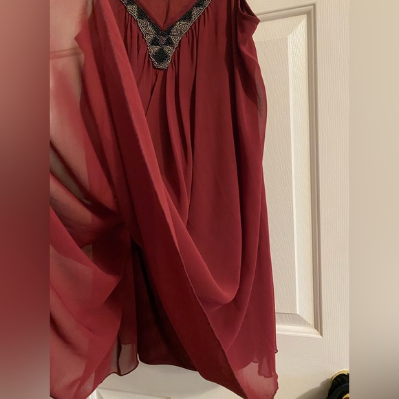 Little red dress - flowy - Picture 4 of 10